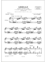 Giselle. Ballet - ADAM - Partition - Piano